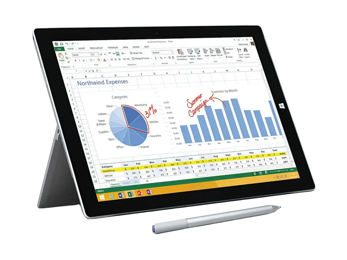 einklang koeln verleih Microsoft Surface pro 3 Tablet PC 12 Zoll mieten