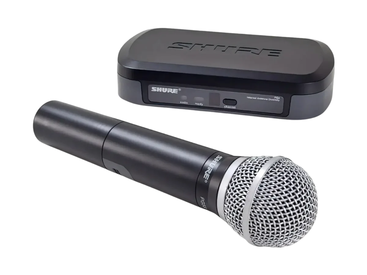 einklang koeln verleih equipment Shure PG 58 Funkmikro mieten